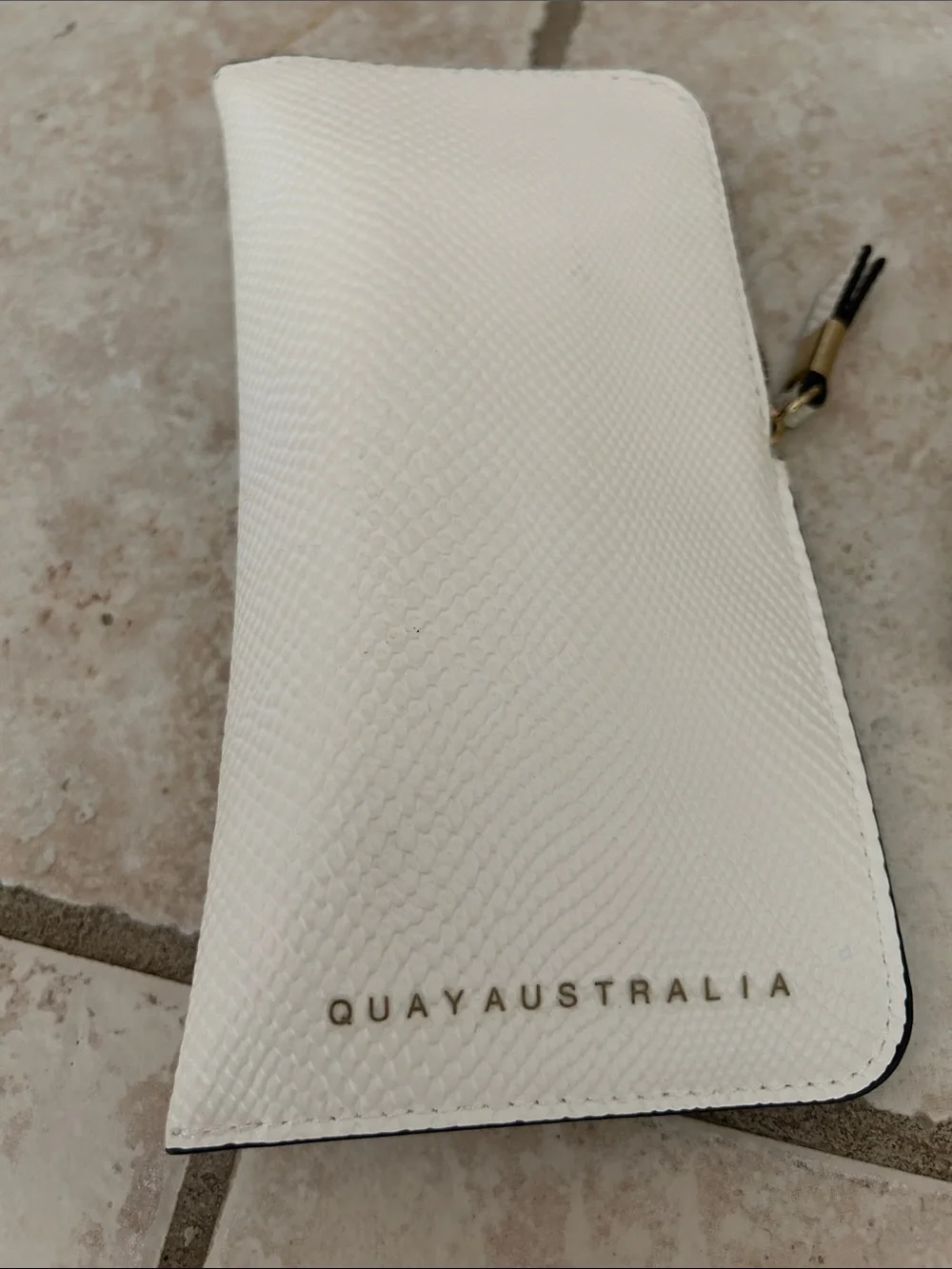 Quay Australia Shield Sunglasses in Black and Gold-Tone